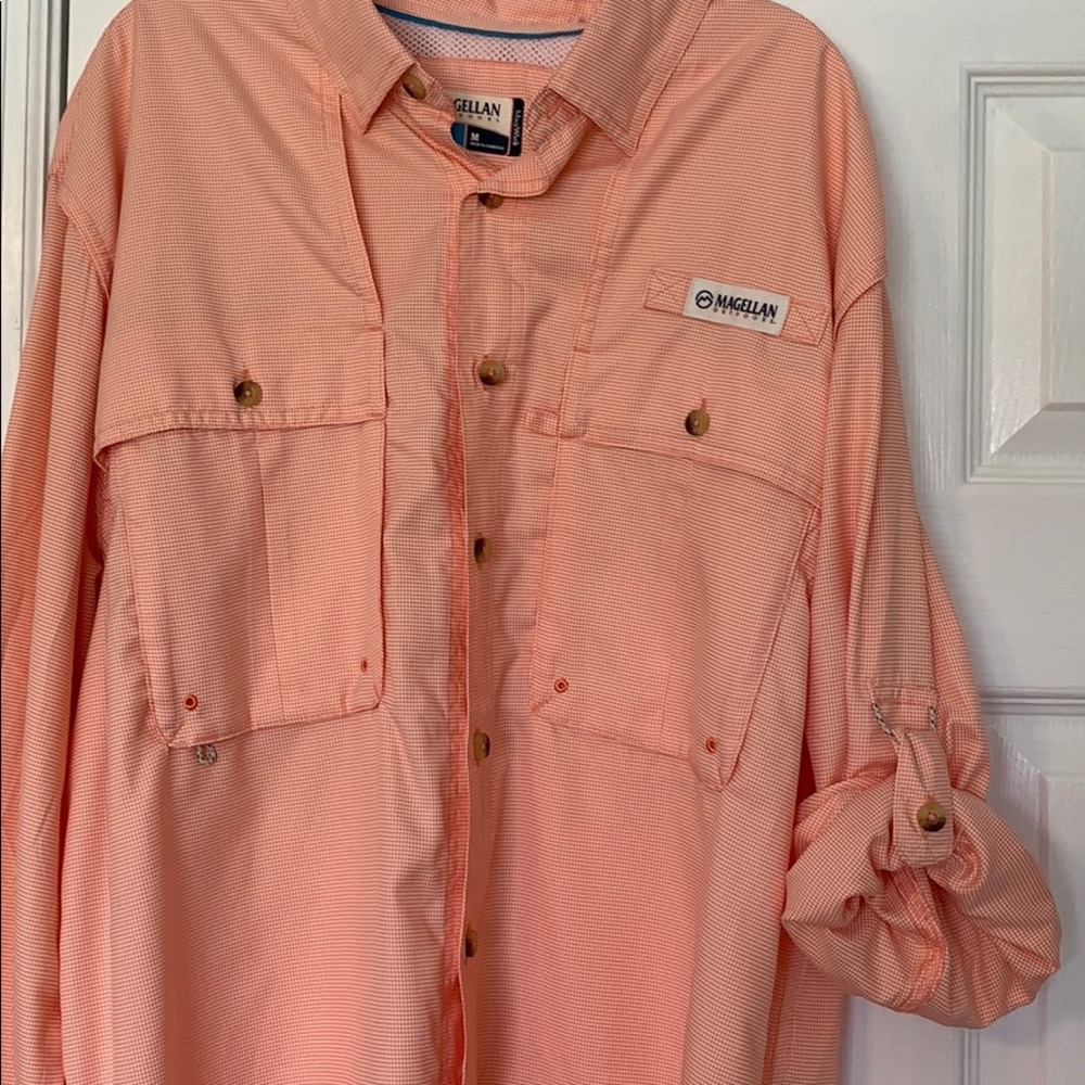 moisture wicking button down shirt